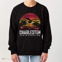 Charleston South Carolina Retro 70s 80s Style Women's Sweatshirt thumb 0