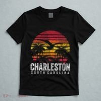 Charleston South Carolina Retro 70s 80s Style T-Shirt thumb 5
