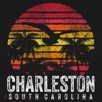 Charleston South Carolina Retro 70s 80s Style Mousepad thumb 1