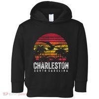 Charleston South Carolina Retro 70s 80s Style Toddler Hoodie thumb 0