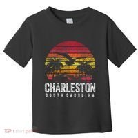 Charleston South Carolina Retro 70s 80s Style Toddler T-Shirt thumb 0