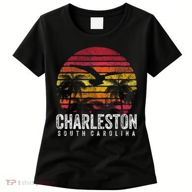 Charleston South Carolina Retro 70s 80s Style Women's T-Shirt