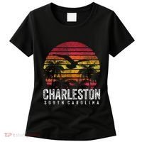 Charleston South Carolina Retro 70s 80s Style Women's T-Shirt thumb 0
