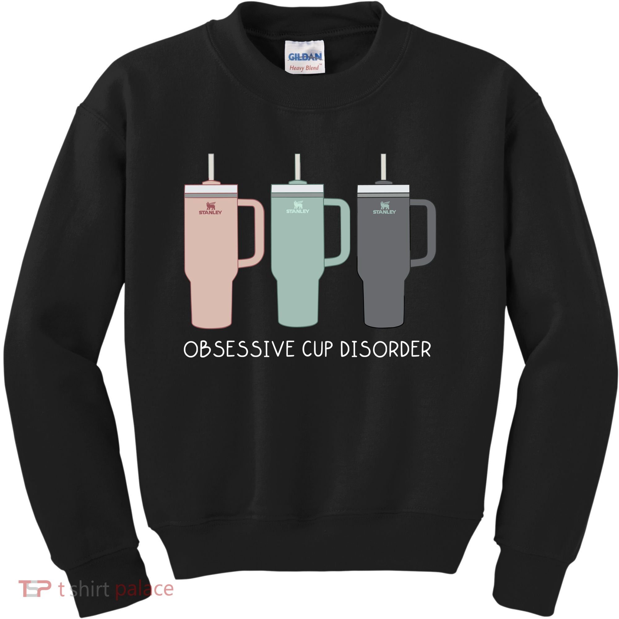 Cool Stanley Cup Ocd Obsessive Cup Disorder Kids Sweatshirt
