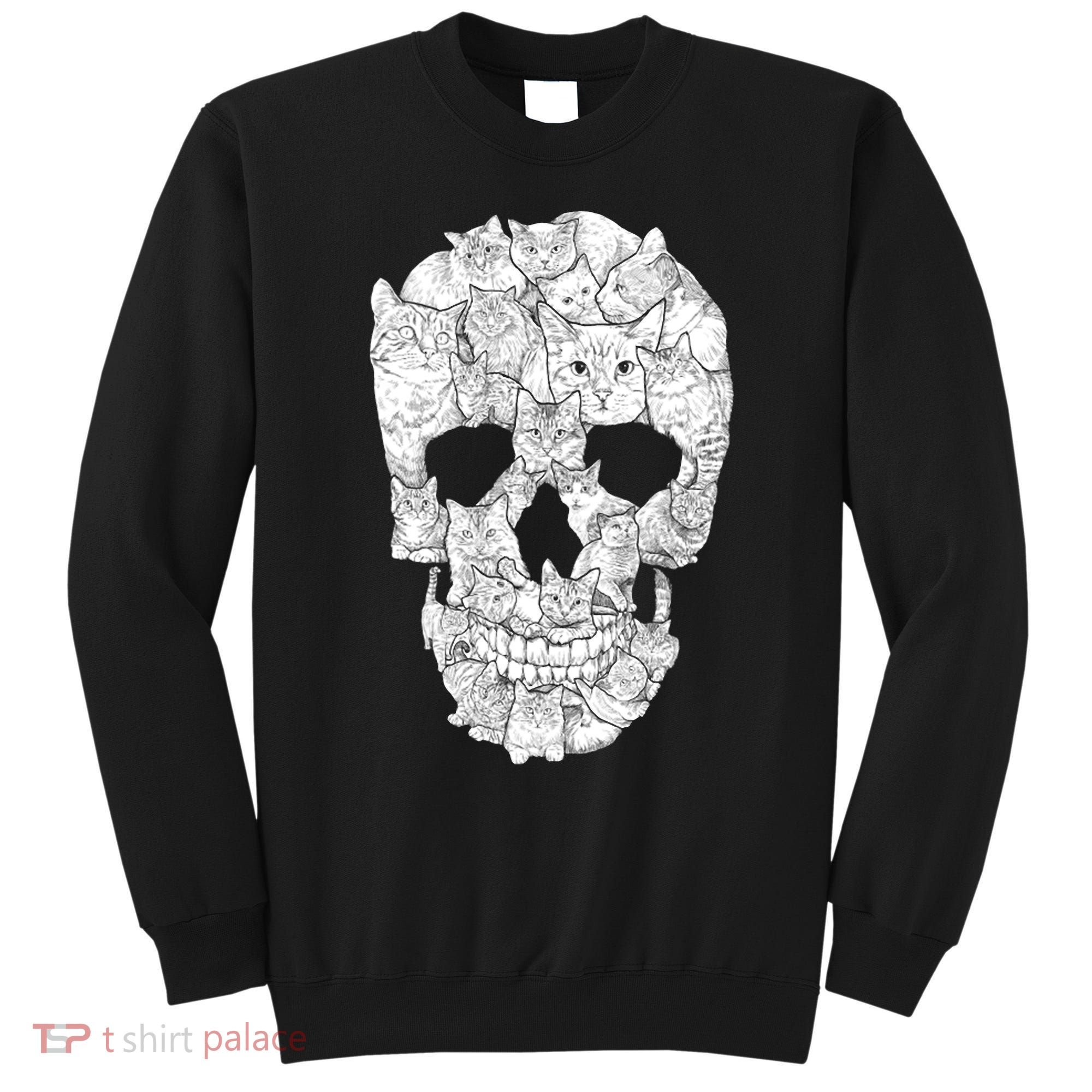 Cat Skull Sweatshirt