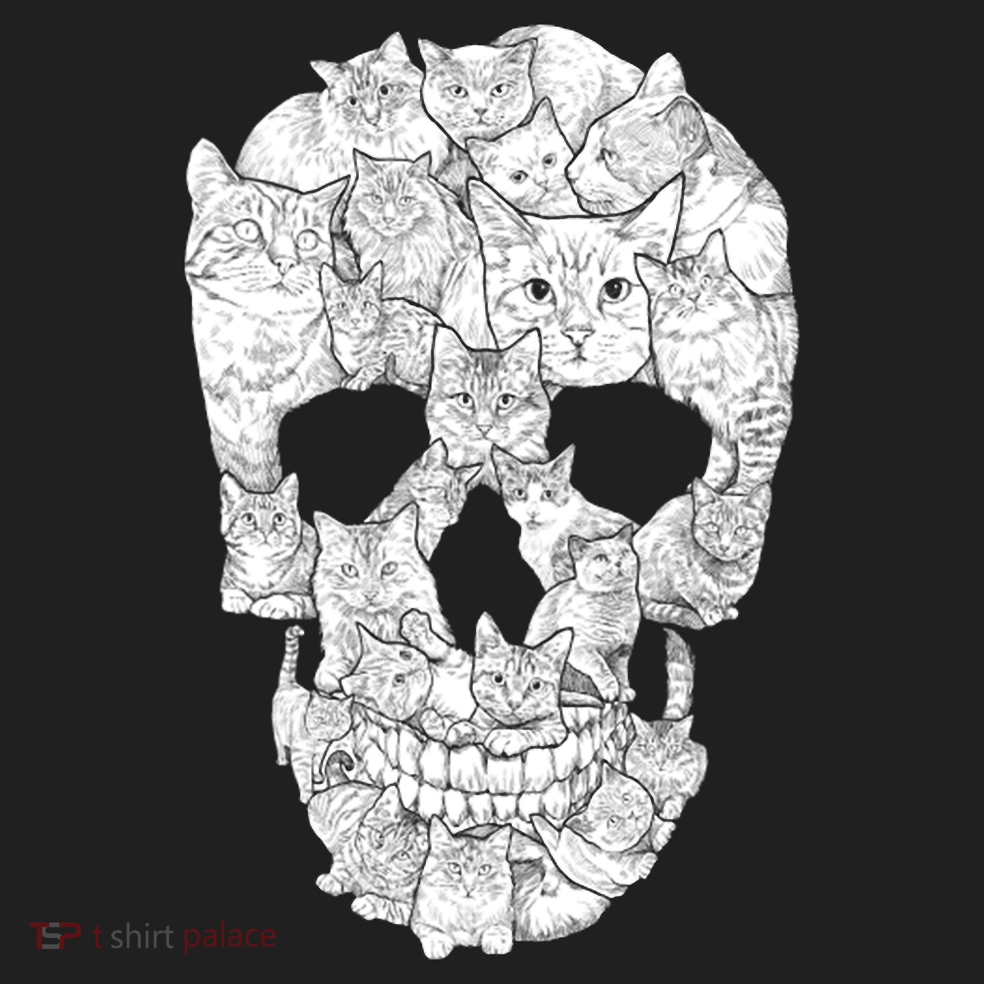 Cat Skull Beanie