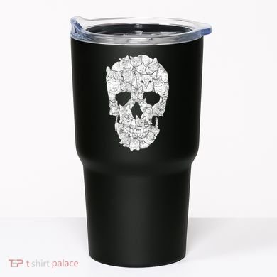 Cat Skull Tumbler