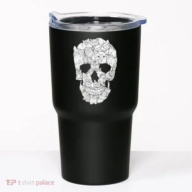 Cat Skull Tumbler