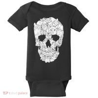 Cat Skull Baby Bodysuit thumb 0