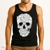 Cat Skull Tank Top thumb 3