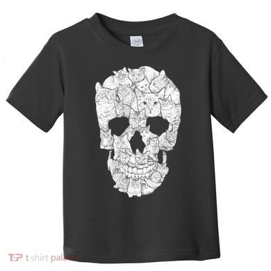 Cat Skull Toddler T-Shirt