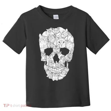 Cat Skull Toddler T-Shirt