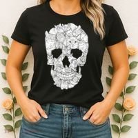 Cat Skull Women's T-Shirt thumb 2