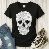 Cat Skull Women's T-Shirt thumb 3