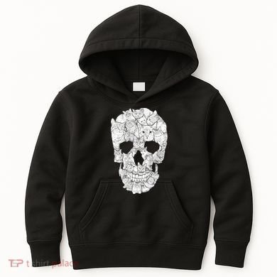 Cat Skull Kids Hoodie