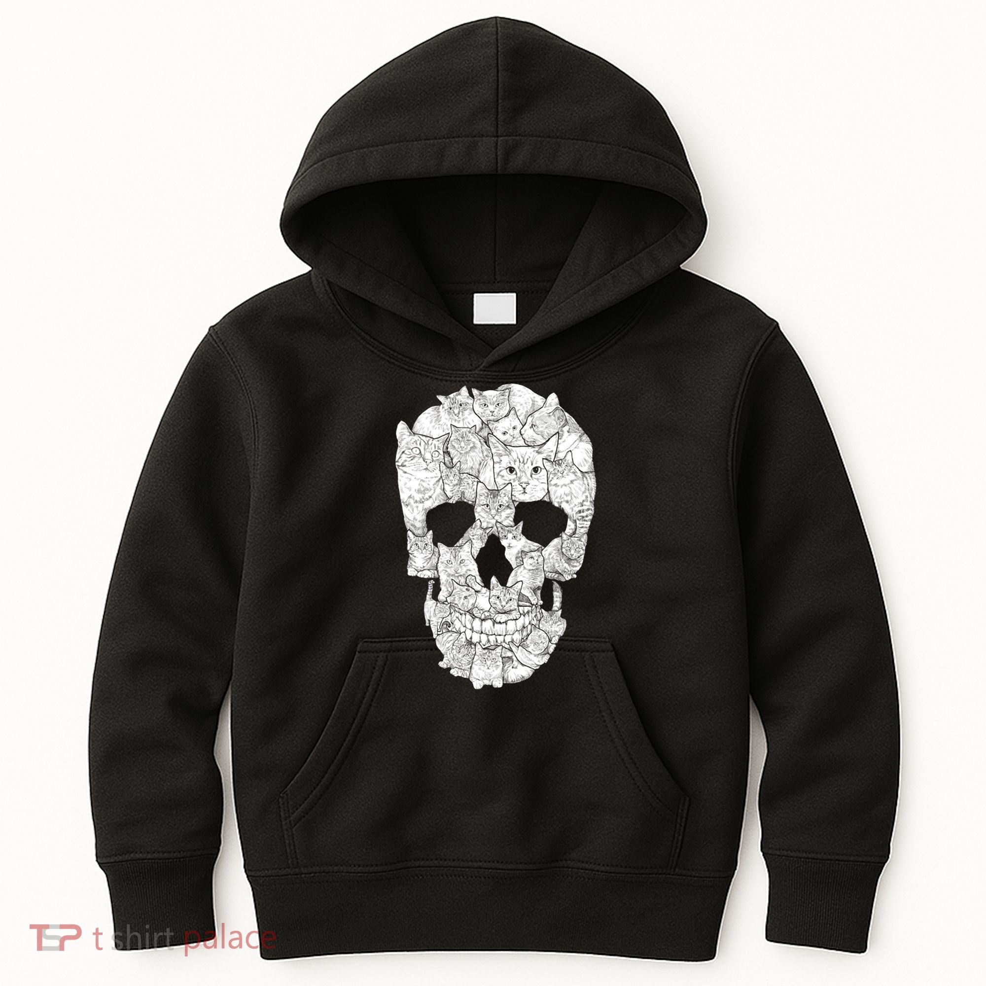 Cat Skull Kids Hoodie