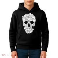 Cat Skull Kids Hoodie thumb 4