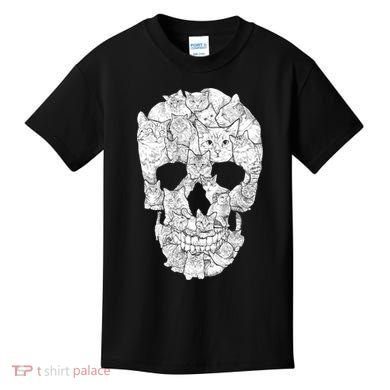 Cat Skull Kids T-Shirt