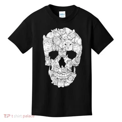 Cat Skull Kids T-Shirt