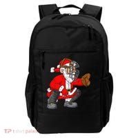 Christmas Santa Claus Baseball Catcher Xmas Backpack thumb 0