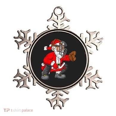 Christmas Santa Claus Baseball Catcher Xmas Ornament