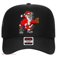 Christmas Santa Claus Baseball Catcher Xmas Hat thumb 0