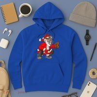 Christmas Santa Claus Baseball Catcher Xmas Hoodie thumb 3