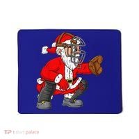 Christmas Santa Claus Baseball Catcher Xmas Mousepad thumb 0