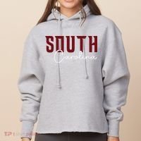 Classic South Carolina Souvenir Ladies Heavyweight Boxy Pullover Hoodie thumb 0
