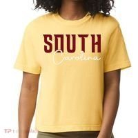 Classic South Carolina Souvenir Comfort Colors Boxy T-Shirt thumb 0
