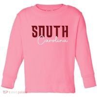 Classic South Carolina Souvenir Toddler Long Sleeve Shirt thumb 0