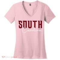 Classic South Carolina Souvenir Women's V-Neck T-Shirt thumb 0