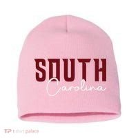 Classic South Carolina Souvenir Short Acrylic Beanie thumb 0
