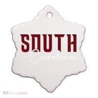 Classic South Carolina Souvenir Ceramic Ornament thumb 0