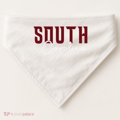 Classic South Carolina Souvenir USA-Made Doggie Bandana