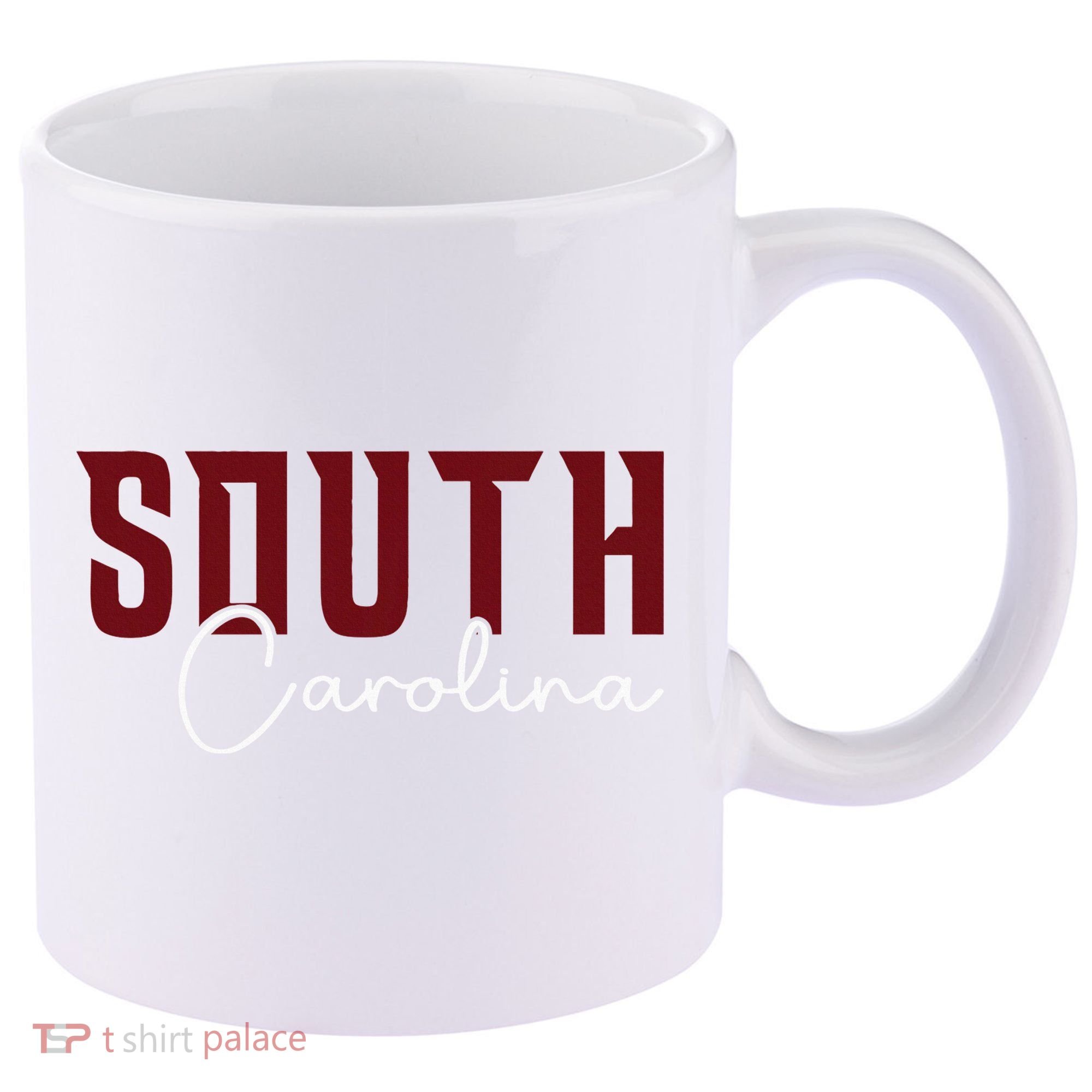 Classic South Carolina Souvenir 11oz C Handle Ceramic Mug