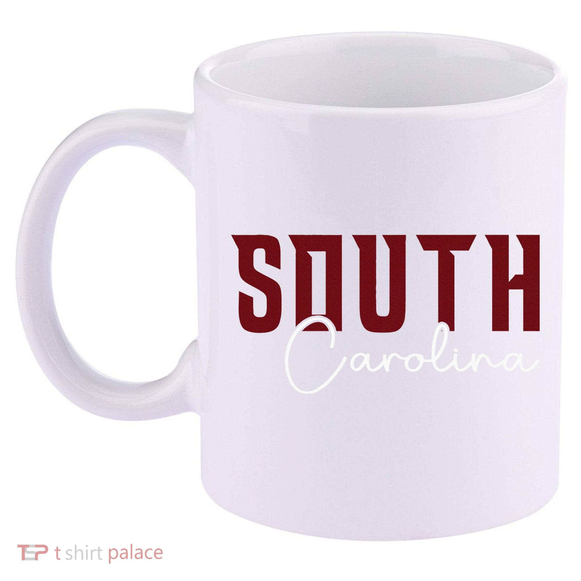 Classic South Carolina Souvenir 11oz C Handle Ceramic Mug