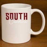 Classic South Carolina Souvenir 11oz C Handle Ceramic Mug thumb 3