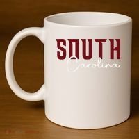 Classic South Carolina Souvenir 11oz C Handle Ceramic Mug thumb 4