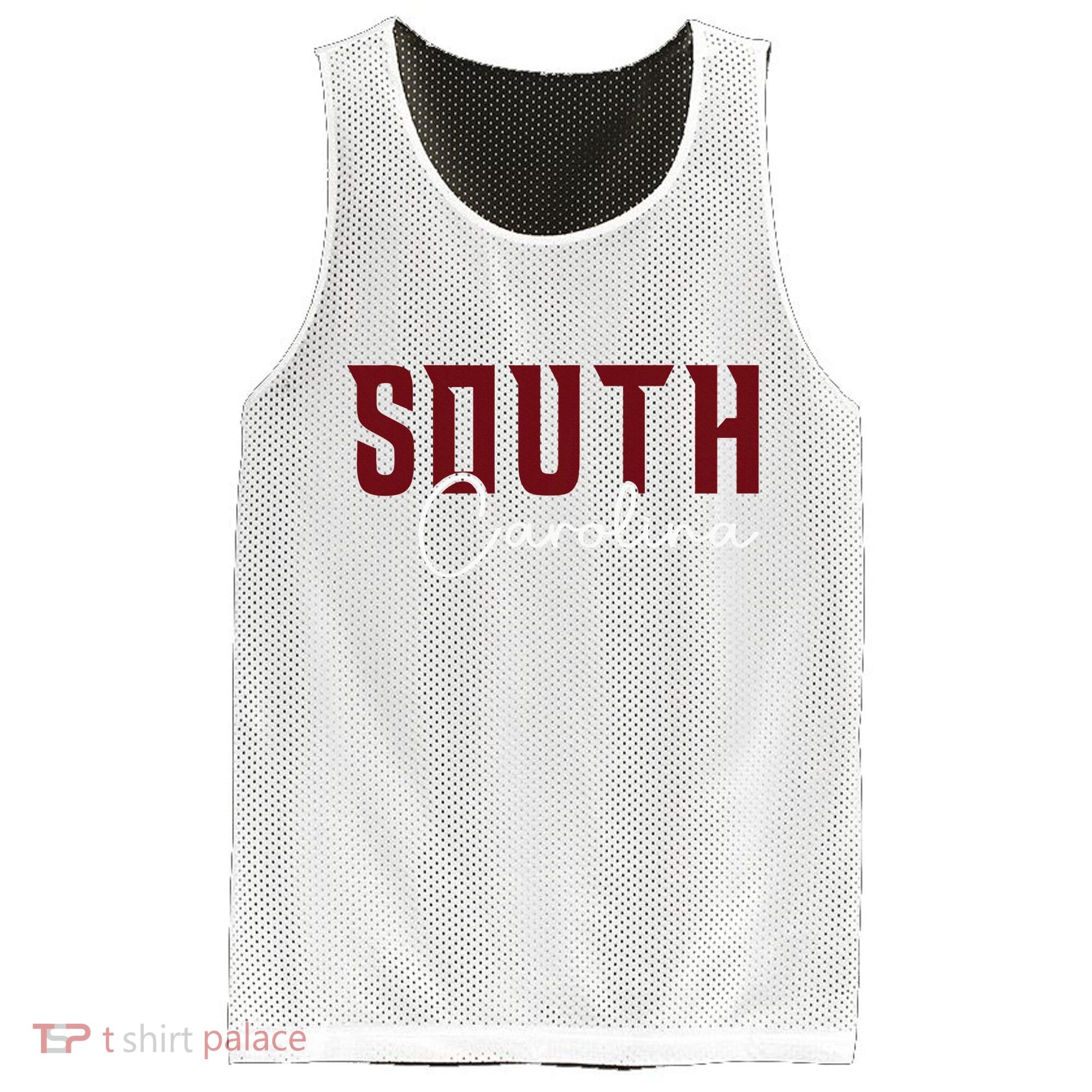 Classic South Carolina Souvenir Mesh Reversible Basketball Jersey Tank