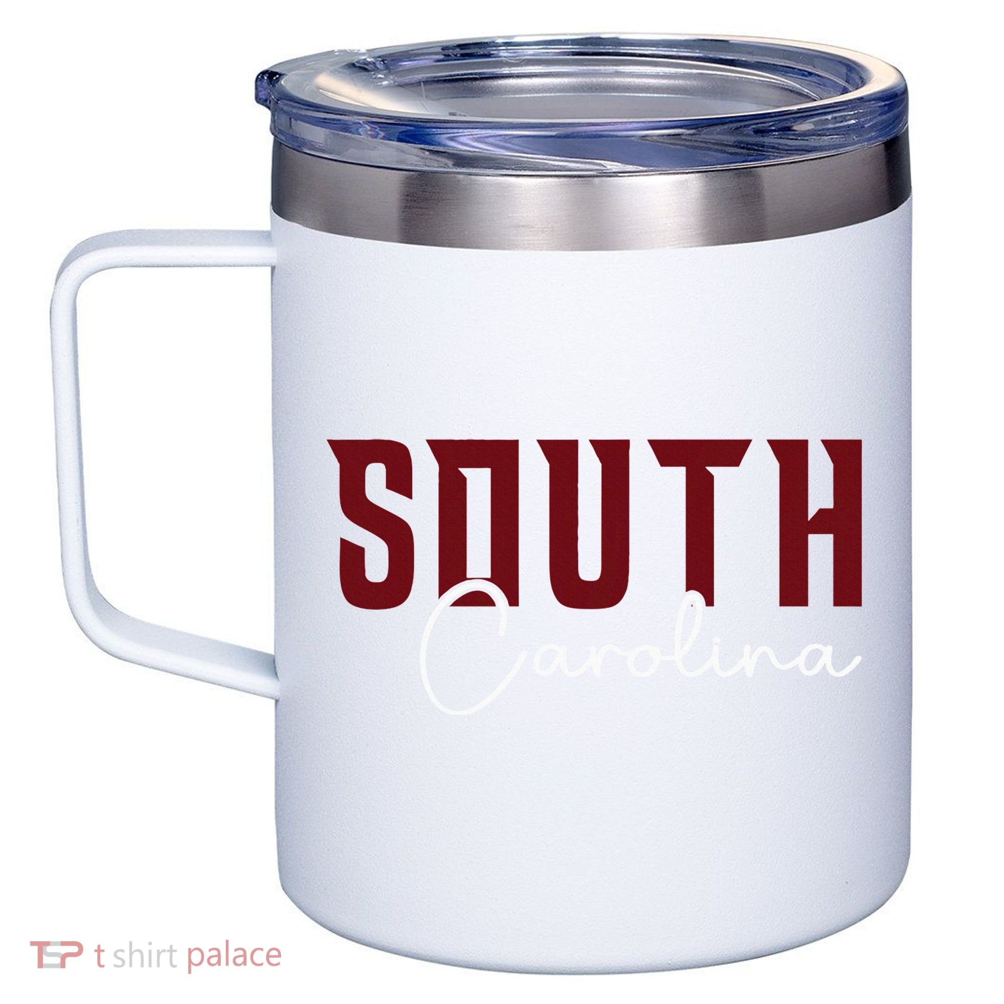 Classic South Carolina Souvenir 12oz Stainless Steel Coffee Mug
