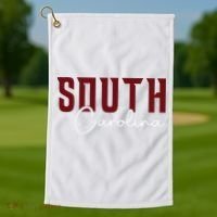 Classic South Carolina Souvenir Golf Towel thumb 1