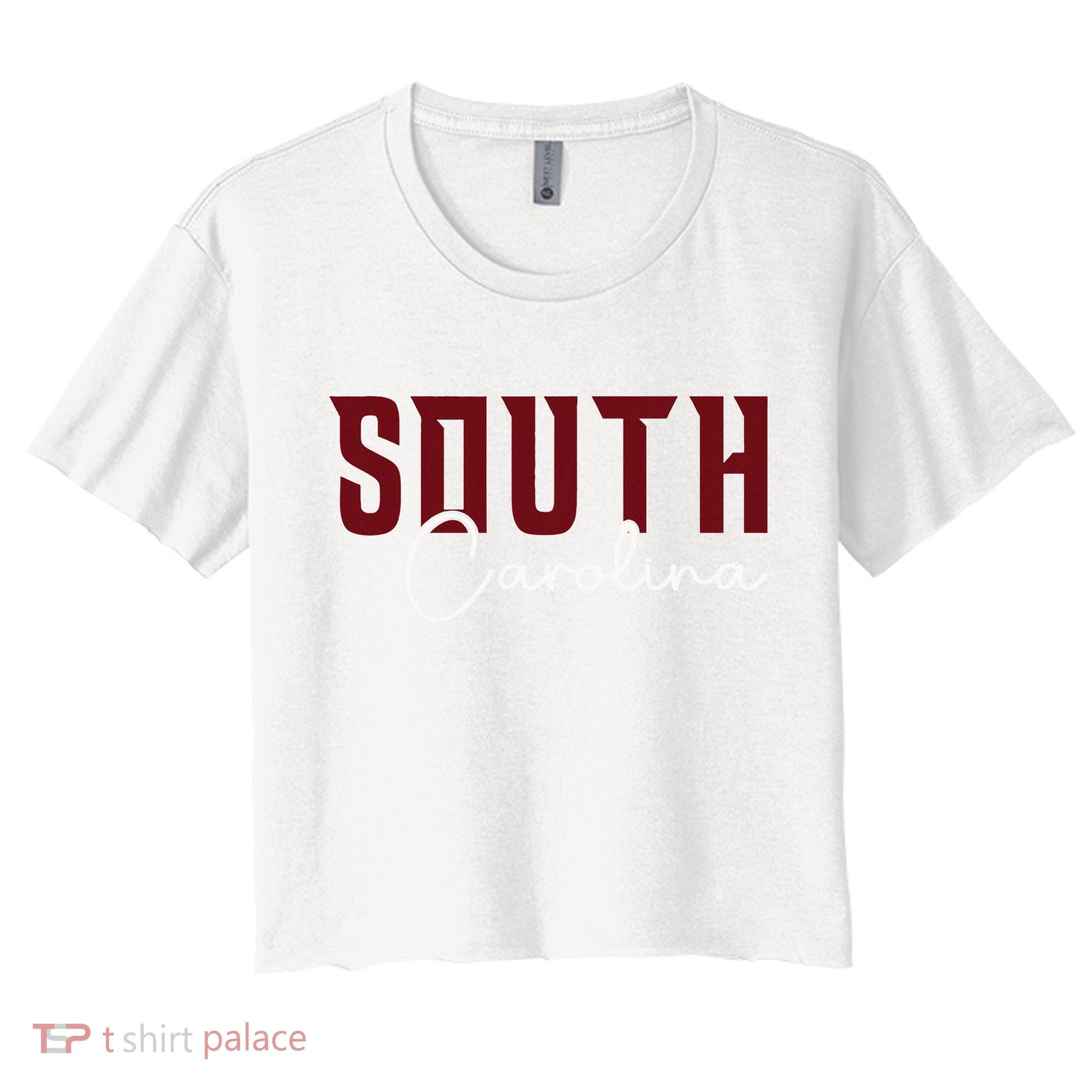 Classic South Carolina Souvenir Women's Crop Top Tee