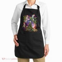 Christmas Space Cats Apron thumb 2