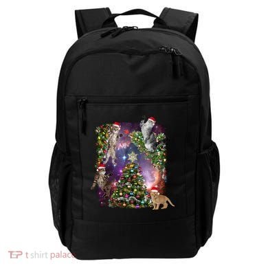 Christmas Space Cats Backpack