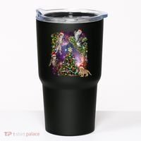 Christmas Space Cats Tumbler thumb 0
