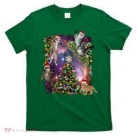 Christmas Space Cats T-Shirt thumb 0