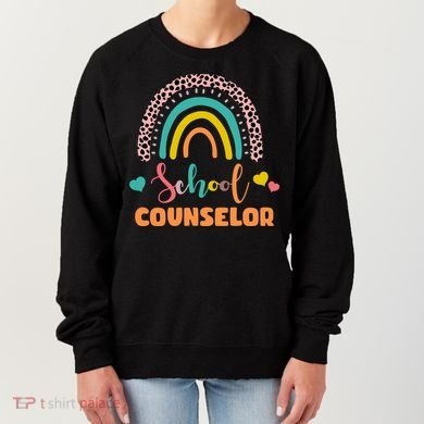 Cute School Counselor Rainbow Women's Sweatshirt