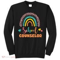 Cute School Counselor Rainbow Sweatshirt thumb 0