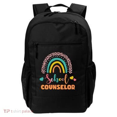 Cute School Counselor Rainbow Backpack
